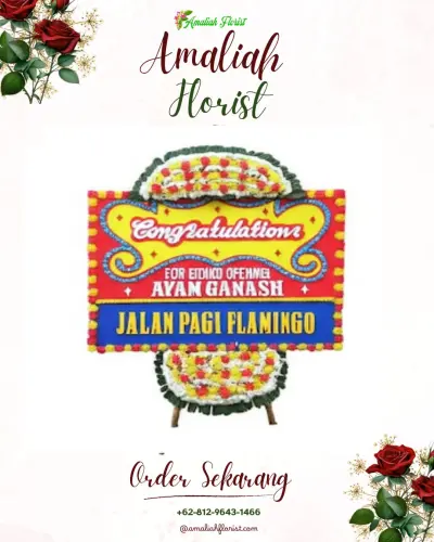 Bunga Papan Congratulation di Caringin Wetan